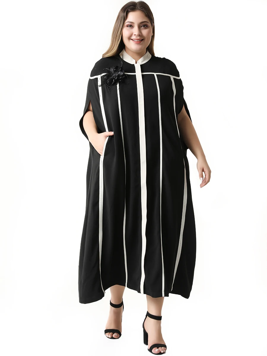 2021 Абая длинные весенние женские платья большого размера плюс Модная элегантная