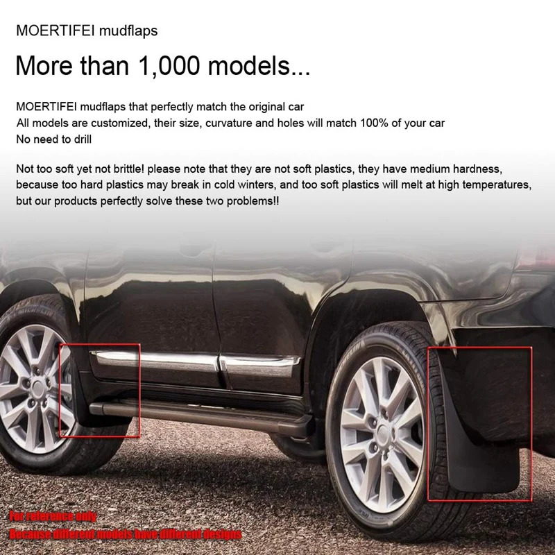 Модернизированные Брызговики для Ford Explorer 2011-2018 крыло полная защита 4 шт |