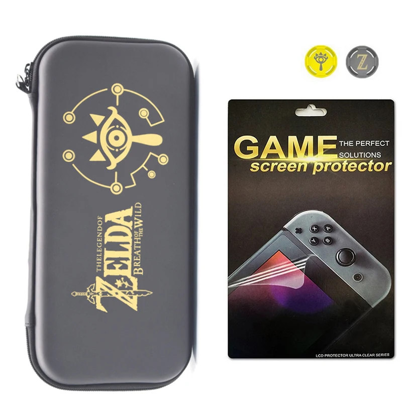 Защитный чехол для HD экрана цветная Портативная сумка хранения Nintendo Switch NS кепки