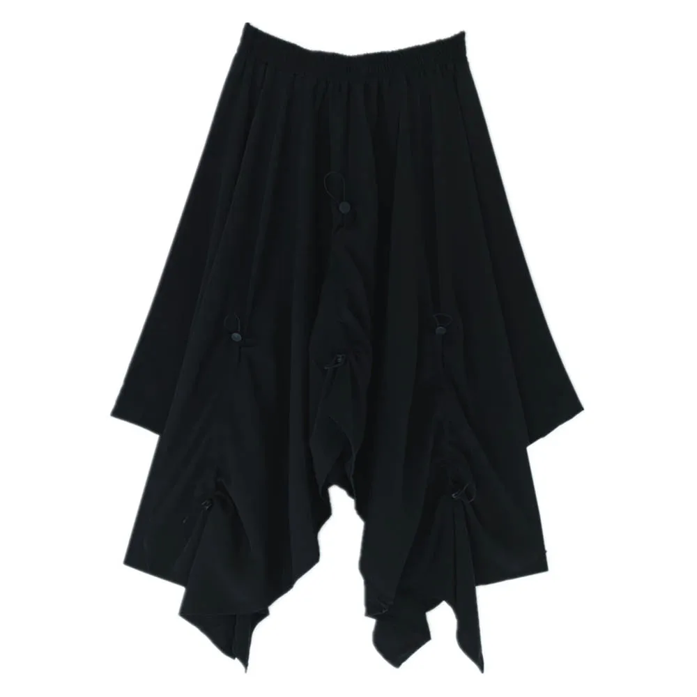 

Gothic Skirt Spring Autumn Trendy Hipster Designer Creative Thin High Waist Popular Punk Rock Irregular