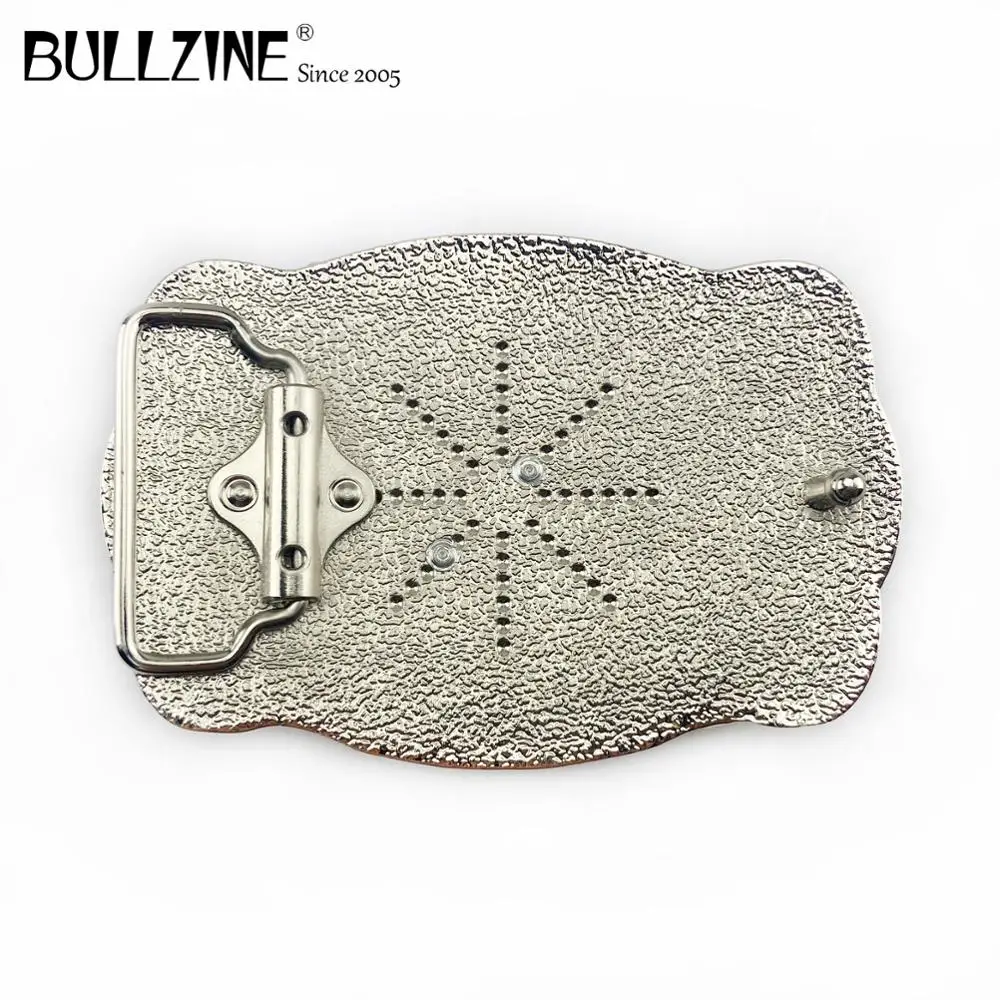 Bullzine цинковый сплав 26 букв пряжка на ремешке FP-03732-T двойной цвет класса Люкс