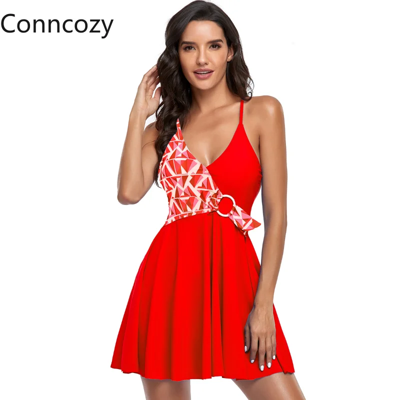 

Patchwork Cover Up Bikini Sets Women Swimsuit Printed 2 Piece Swimsuit Women's Bathing Suit Red Blue Swimwear Swimming Suits