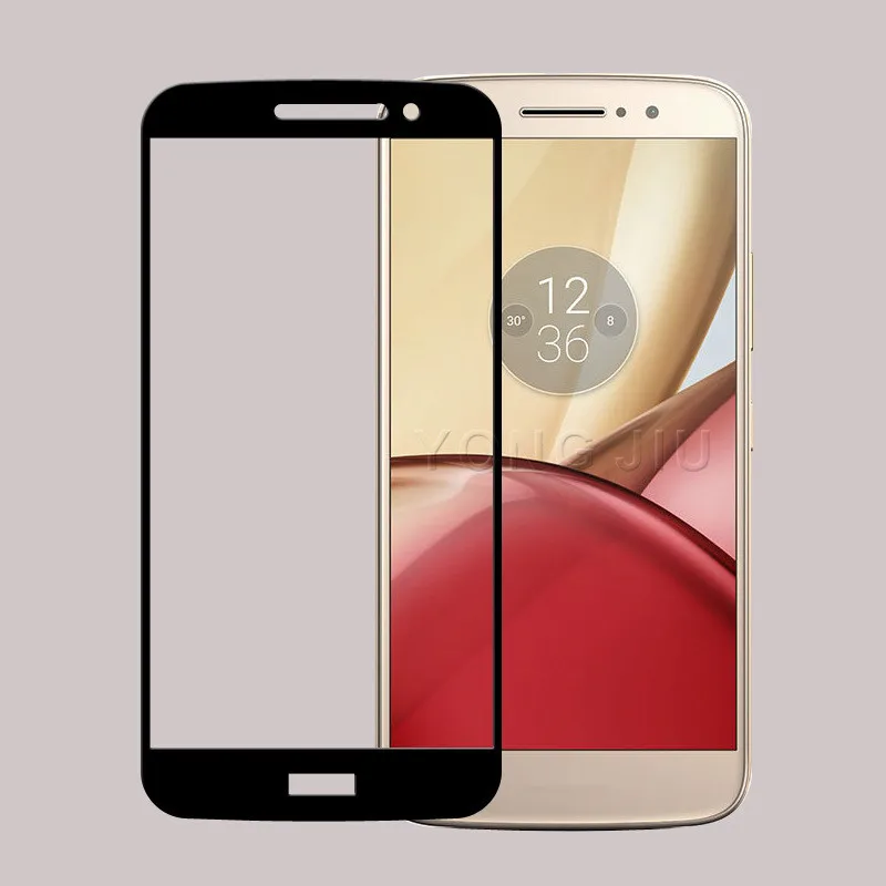 Закаленное стекло для MOTO M XT1662/63 полное покрытие 9H Взрывозащищенная защитная