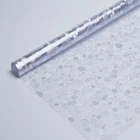 Антистатическая декоративная пленка на окна, самоклеящаяся пленка для конфиденциальности, витражные наклейки на окна для ванной, душа, двери, защита от УФ-лучей