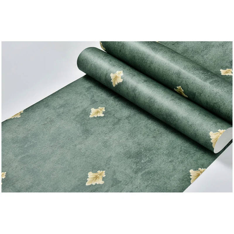 Обои в американском сельском стиле темно-зеленые обои европейские цветы