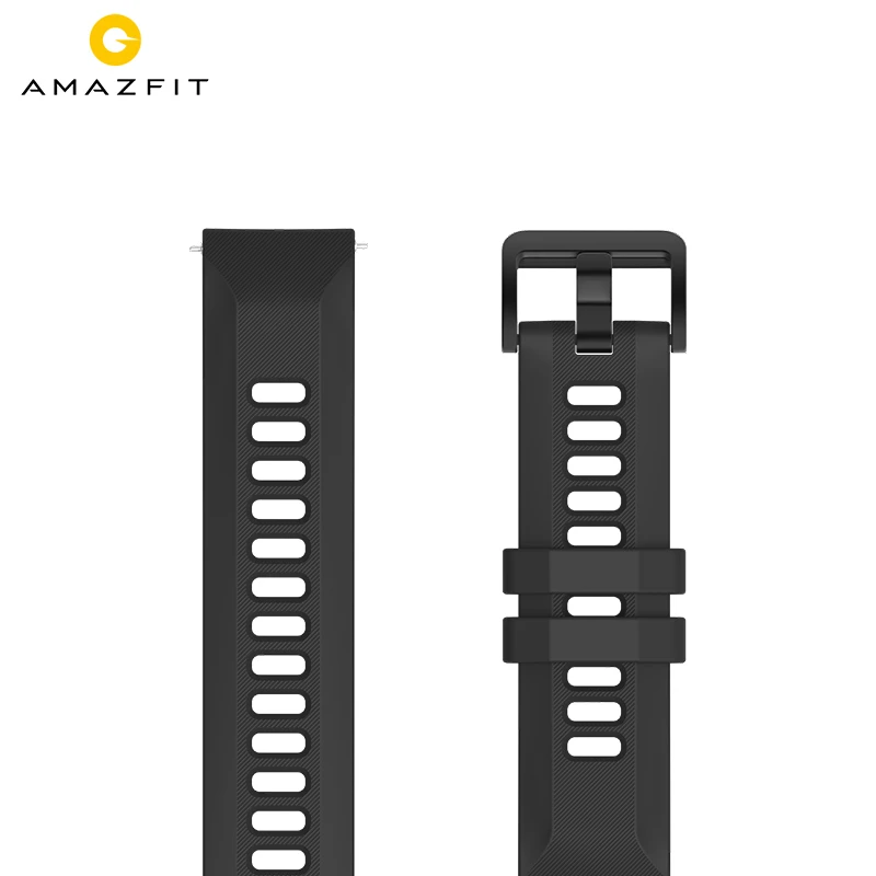 

Оригинальный ремешок для часов 22 мм (ширина), силиконовый браслет для Xiaomi Huami Amazfit GTR(47 мм) и умные спортивные часы Pace Stratos 2 2S 3