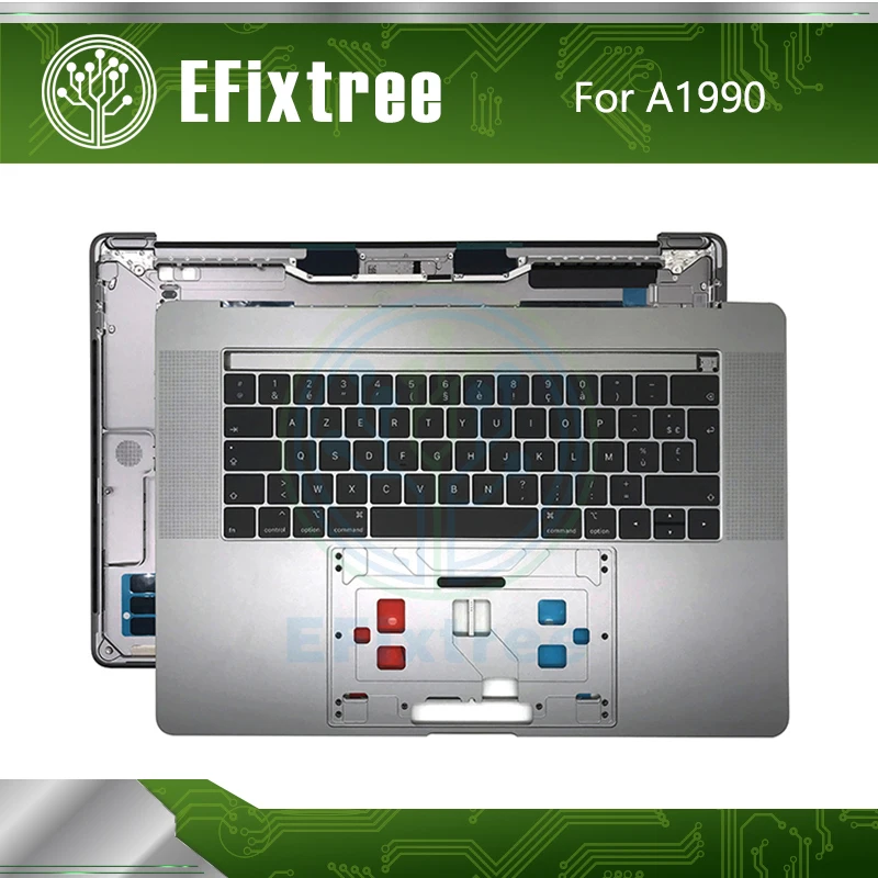 

A1990 Top case with Keyboard French Layout For Macbook Pro 15'' Plamrest Space Grey Mid 2018 Year EMC 3215 3359