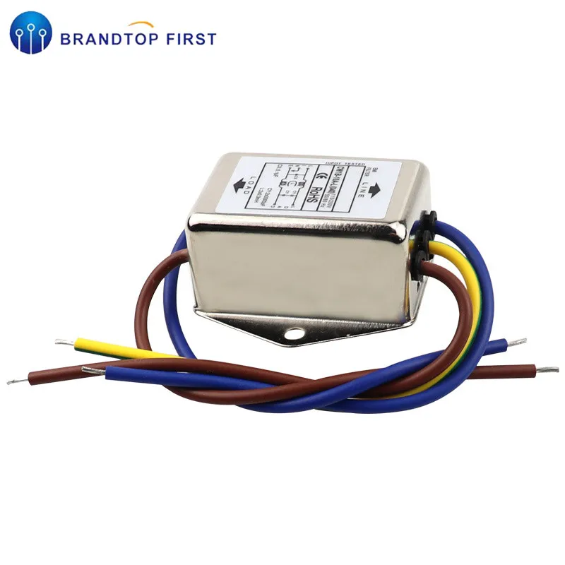 CW1B-10A-L Электропитание EMI фильтр анти-помех AC 115V/250V питания очиститель | Дом и сад