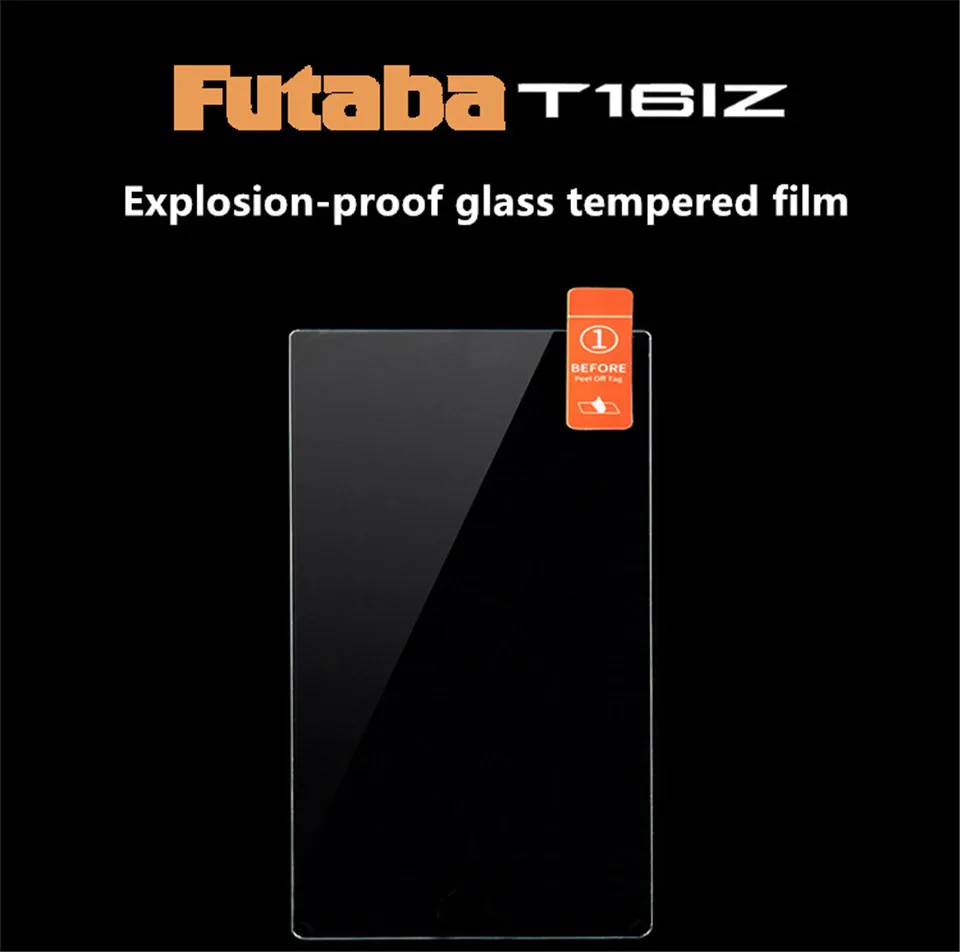 t16iz glass tempered screen film protector logo colorful cover for futaba 16iz radio control remote rc transmitter case part free global shipping