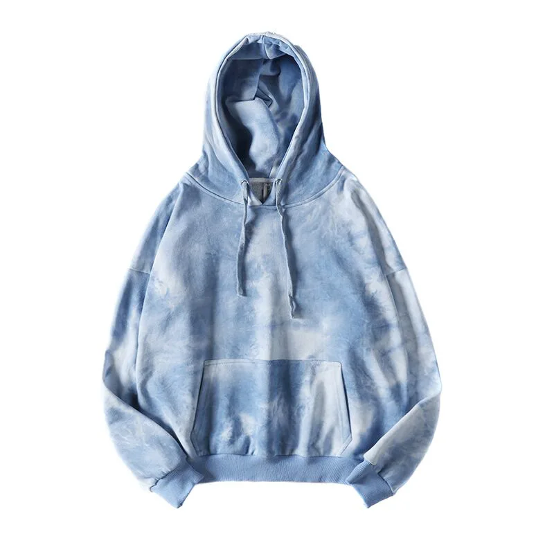 

Autumn Tie Dyeing Kpop Hoodie Women Men Long Sleeve Plus Size Coloful Hip Pop Sweatshirts Casual Loose Couples Pullover Hoodies