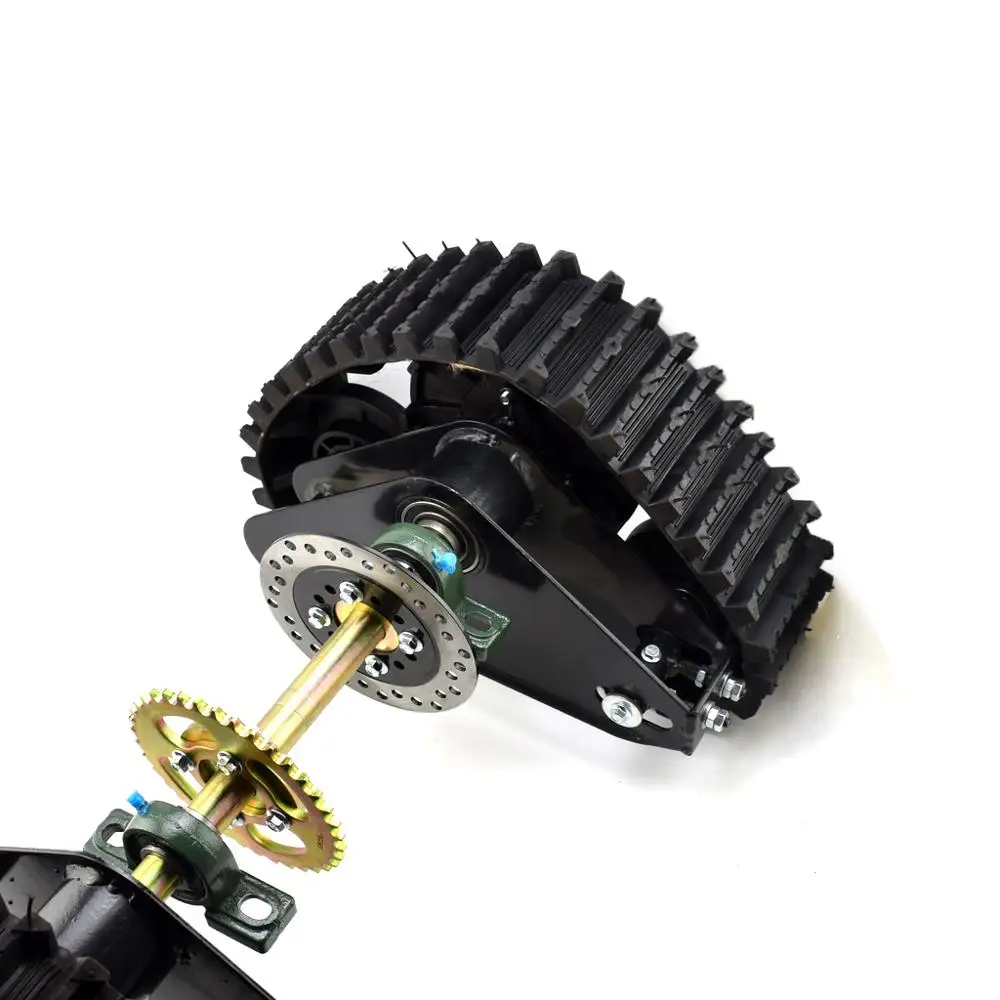 Детский картинг UTV багги Quad ATV снег песок снегоход треки в сборе с осевой цепью