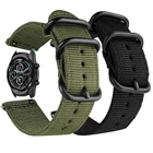 Нейлоновый холщовый ремешок 22 мм для смарт-часов Ticwatch GTX, спортивные браслеты на запястье для Ticwatch Pro 3 GPS20202019E2S2 Correa