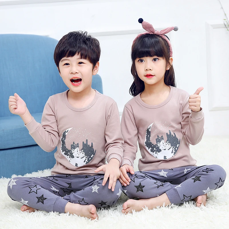 

Wholesale Kids winter clothes good quality printing thermal winter long john