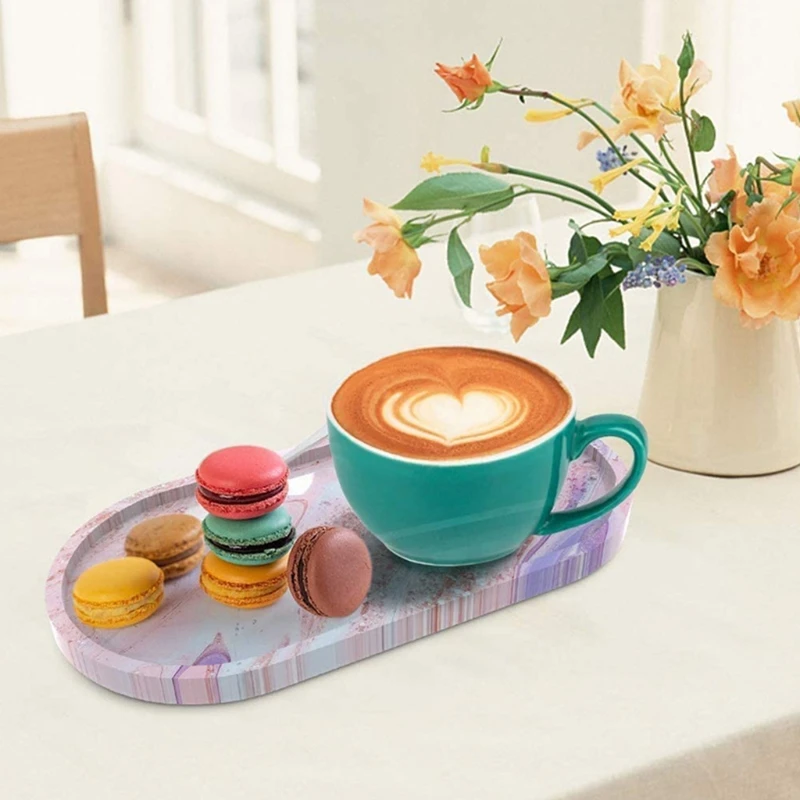 

Oval Tray Epoxy Resin Mold Plate Dish Casting Silicone Mould DIY Crafts Jewelry Organizer Holder Making Tool