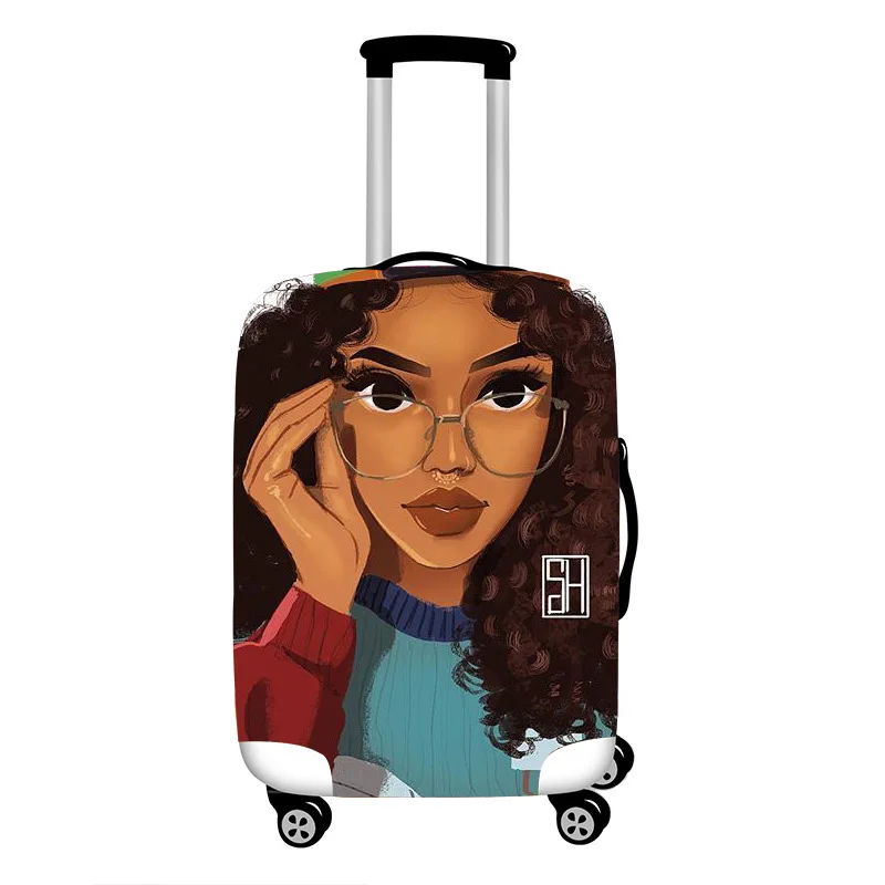 F Luggage cover Дорожный уплотненный Чехол для багажа, эластичный чехол для костюма, защитный чехол для 18-32 дюймов, чехол для костюма, аксессуары для путешествий, Новинка - Цвет: F Luggage cover
