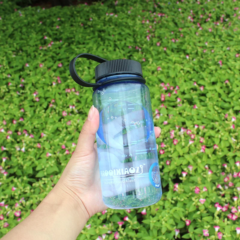 Пластиковая бутылочка с широким горлом для воды большая емкость BPA свободная