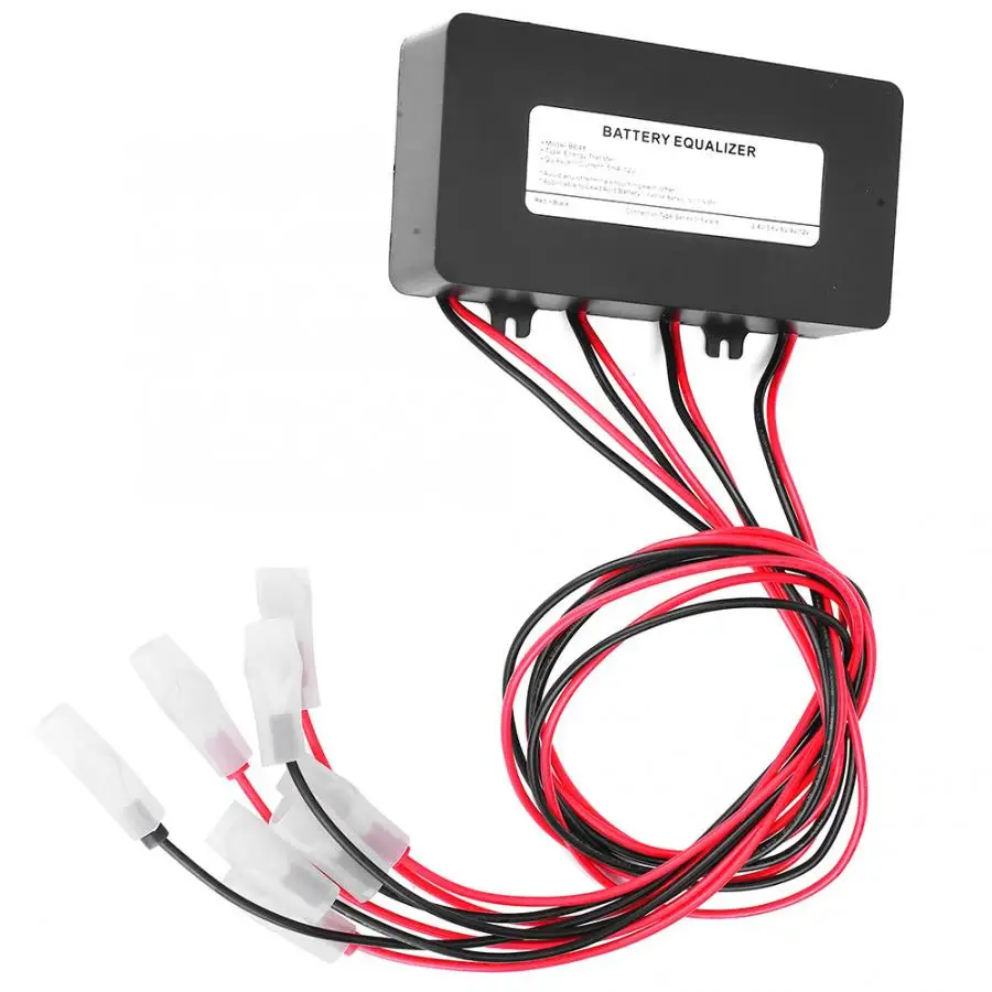 

Battery Equalizer Black Solar System Balancer with Reverse Connection Protection 48V Solar System Battery