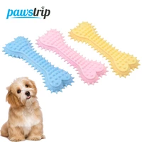 pawstrip durable dog chew toys puppy toothbrush bone toy teeth cleaning toy for dog aggressive chewers pet accessories