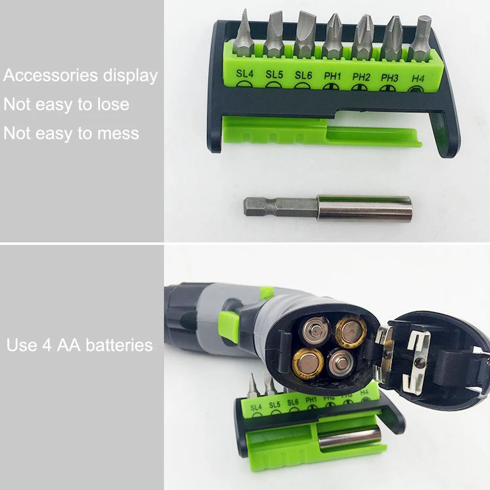 3 6 В аккумуляторная электрическая отвертка литий ионная Бытовая