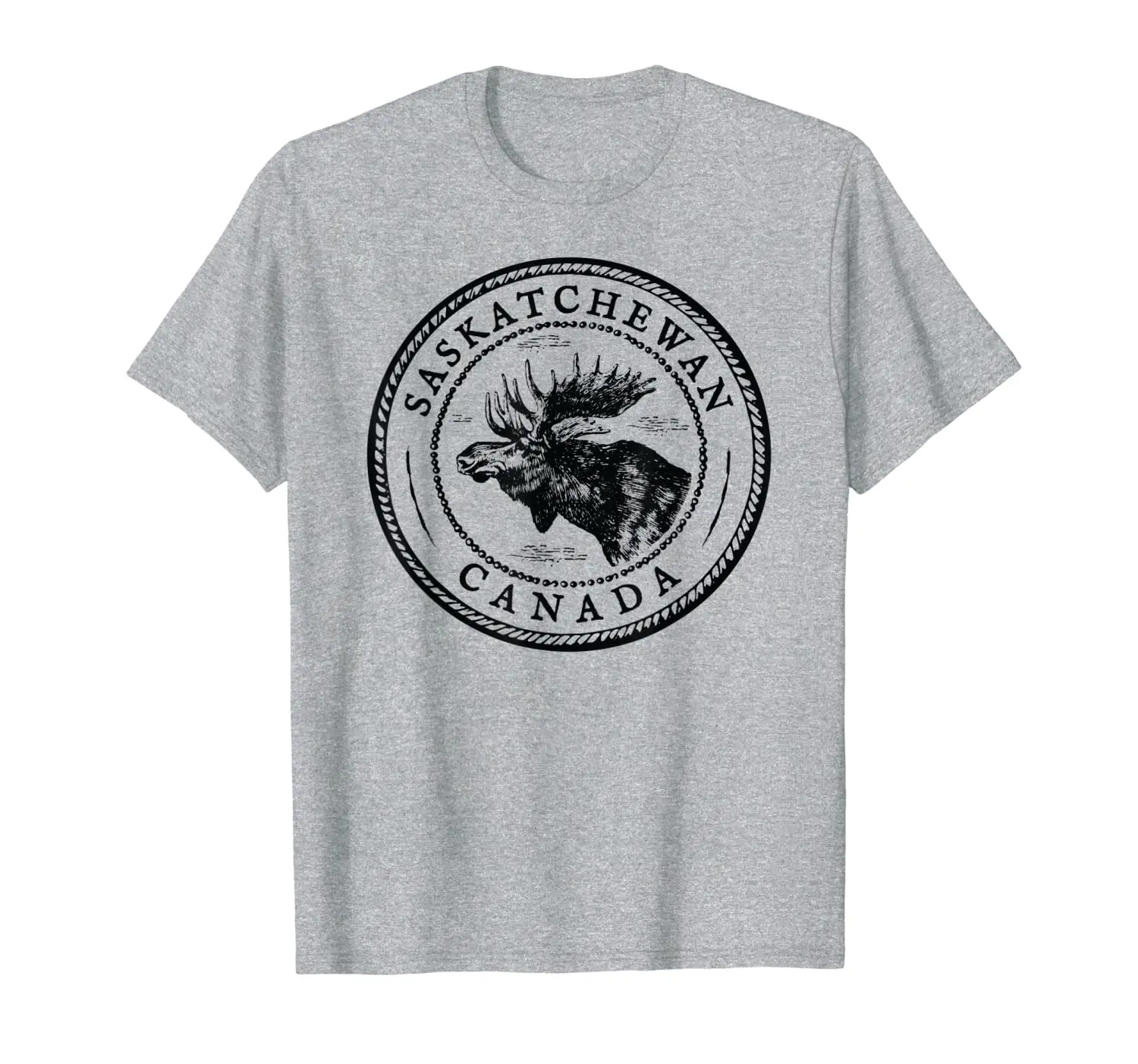 

Moose Antlers Art Lovers Gift, Saskatchewan Canada Moose T-Shirt