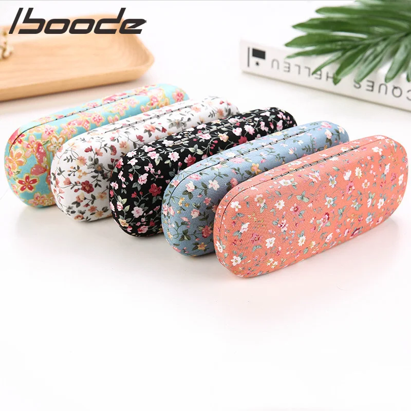 IBOODE модные очки с цветами чехол футляр для солнцезащитных очков Чехол Органайзер