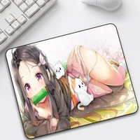 gujiaduo small mouse pad cute girl laptops demon killer pc gamer keyboard pad gaming accessories office desktop anime mouse pad