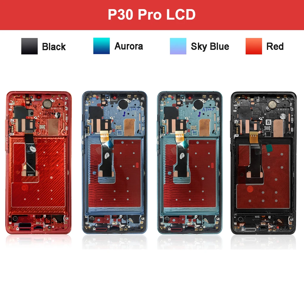 6 47 &quotОригинальный ЖК дисплей для Huawei P30 Pro с сенсорным экраном в сборе P30Pro VOG L29 L09