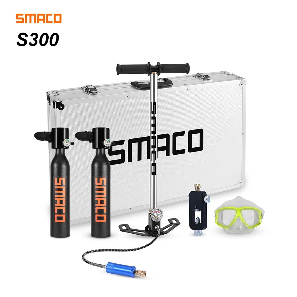 SMACO Дайвинг оборудование мини ручной насос для 0.5L мини кислородный бак для SMACO SCORKL запасной воздушный