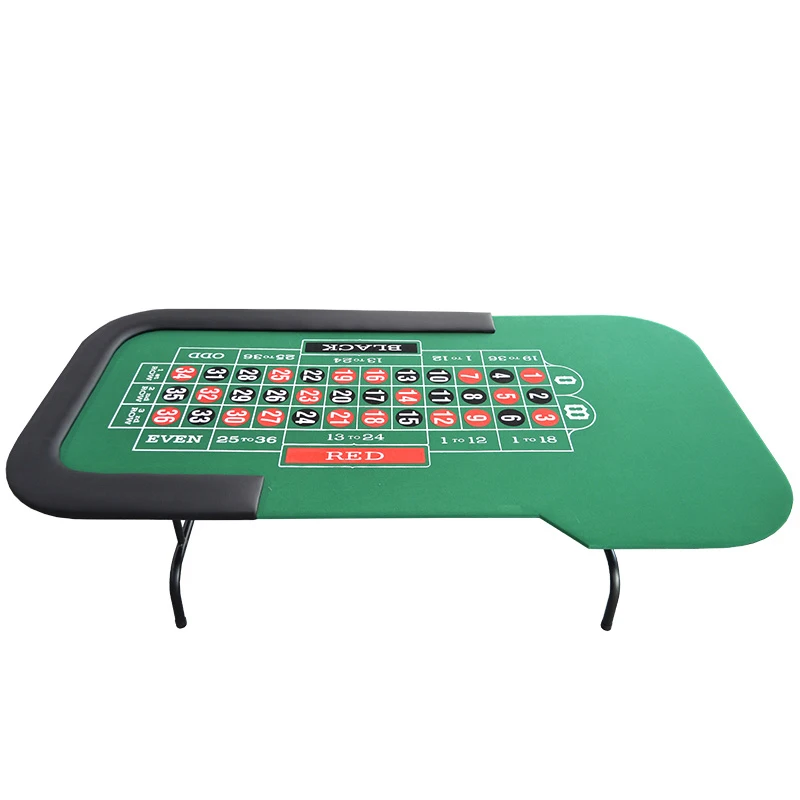 

Roulette Table Casino Foldable Table Texas Hold'em Poker Indoor Board Game Chip Accessory Factory Price