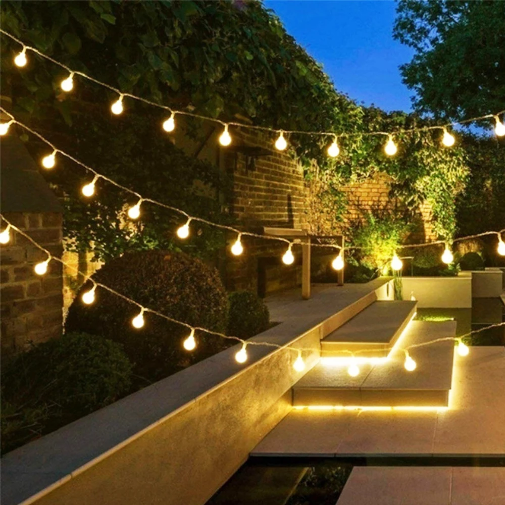 

3M 5M 10M Cherry Balls LED Fairy String USB Battery 220V LED Lamp For Christmas Wedding Party Garden Garland Room Decoration