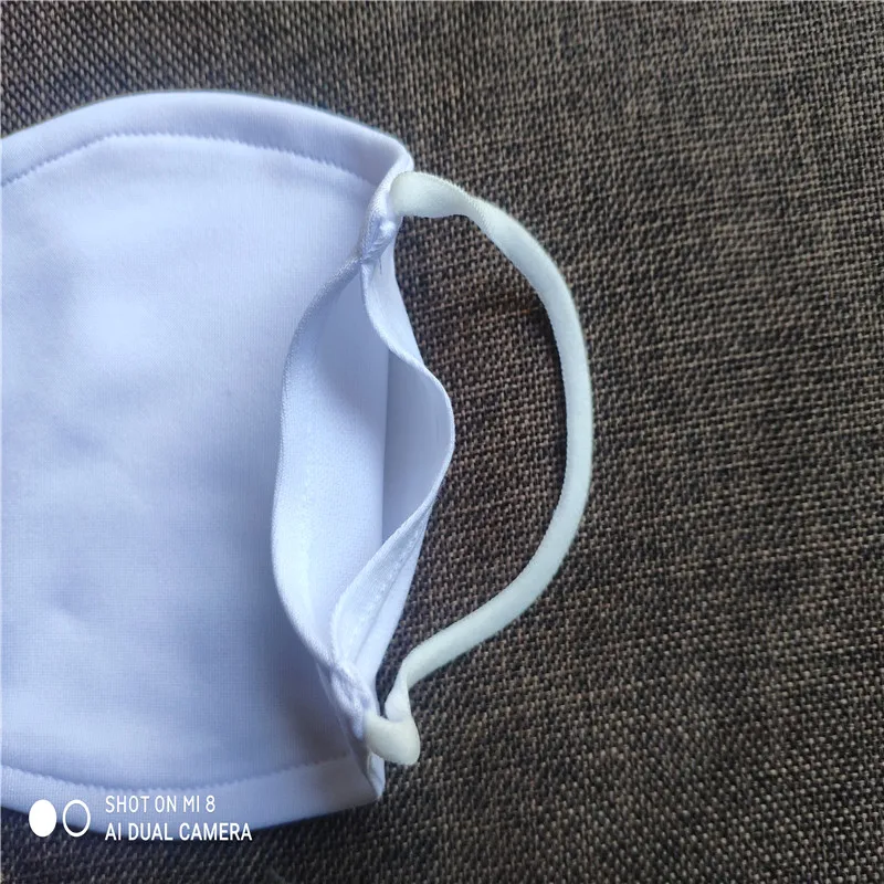 Бесплатная доставка 20 шт./лот сублимационная пустая маска для лица