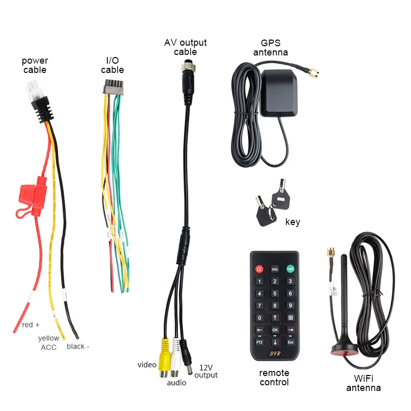 Жесткий диск 4CH AHD автомобильный Мобильный Dvr Wifi + GPS в реальном времени удаленный