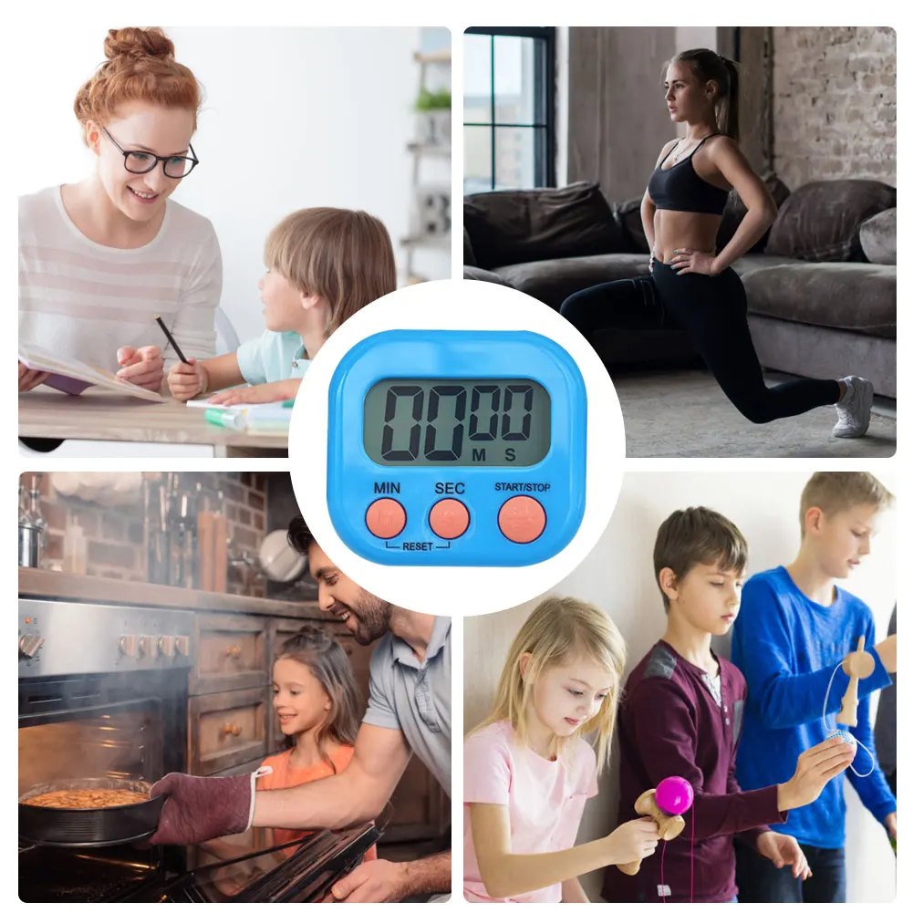

Timer Multifunctional Digital Sleep Study Cooking Stopwatch Kitchen Count Up Countdown Alarm Kitchen Gadgets