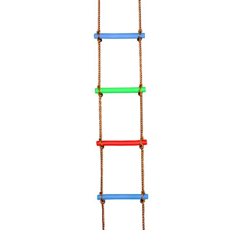 

6Ft Climbing Rope Ladder Climbing Rope Swing Set Tree Ladder Toy for Children Climbing Exercise