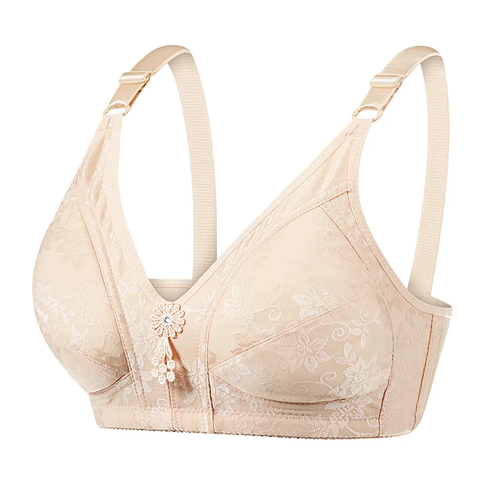 

Plus Size Sexy Lingerie Lace 3/4 Cup New Ladies Push Up Bra Black Bralette Deep V Women's Bras Comfortable Underwear Lace