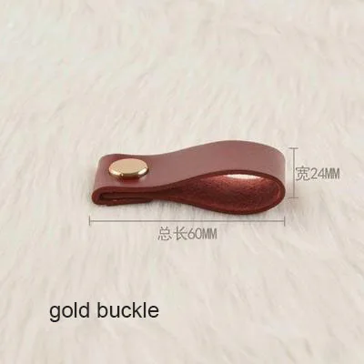 Ручка для кухонного шкафа кожаная ручка винного цвет черный/золотой/серебристый