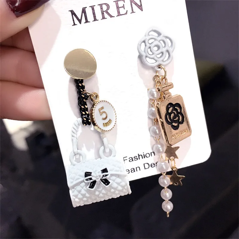 Простые буквы пять мешочек для серег цветок висячие серьги с цветами и бахромой |