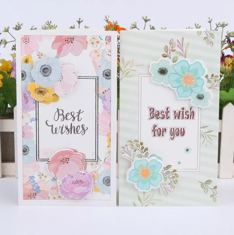 

Универсальная трехмерная поздравительная открытка с цветочным узором на день матери, Рождество, фестиваль, день рождения, благословение, 8 ...