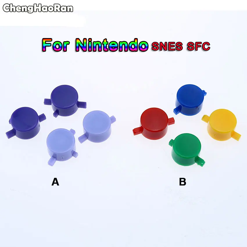 ChengHaoRan для SNES супер NES пластиковые кнопки A B X Y сменный контроллер Nintendo SFC|Запасные