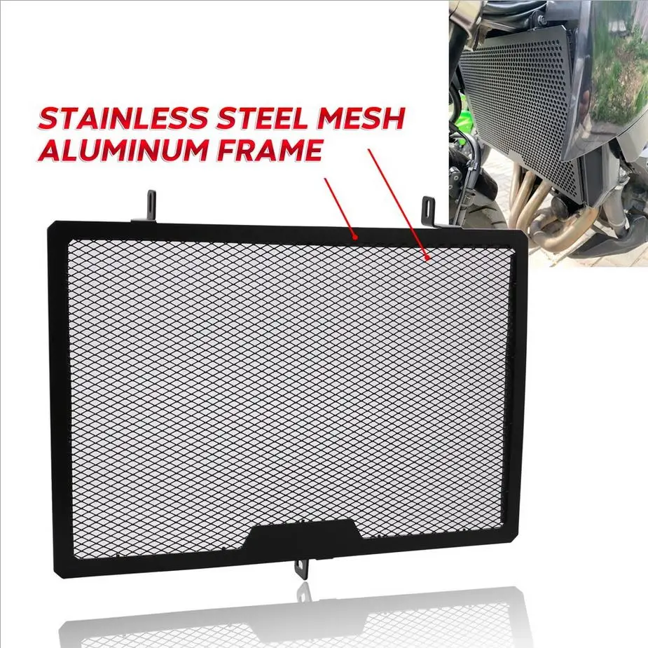 Мотоциклетный охладитель решетка радиатора Защитная крышка для гриля Kawasaki Z1000 Z800