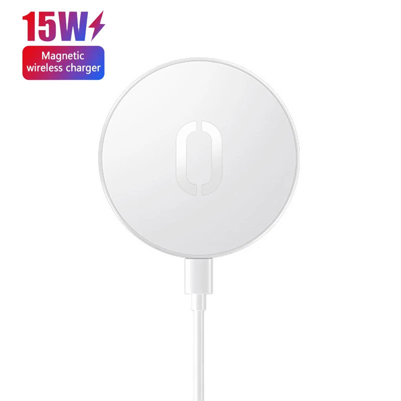 

Magnetic Wireless Charger For iPhone 12 Pro Max Magsafe Charger 15W Fast Charging Dock For Samsung Xiaomi Quick Wireless Charger