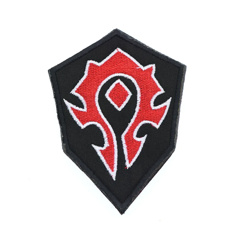 Альянс World Of Warcraft/Орды вышивка на стороне лагеря нарукавная нашивка боевой дух