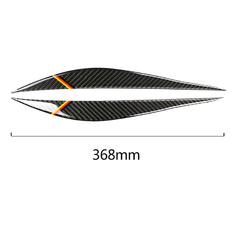 

Genuine Carbon Fiber Headlight Eyelids Headlamp Eyebrows Trim Decorative Stickers for BMW F30 3 Series 2013-2015 Car Accessories