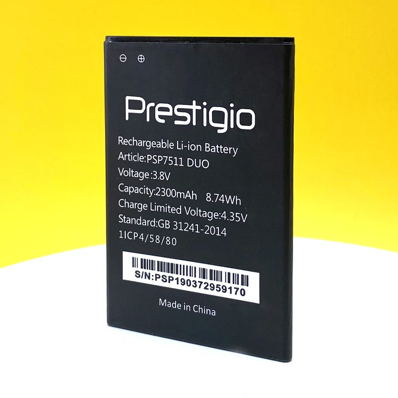 В наличии 100% новый Батарея для мобильного телефона Prestigio Muze B7 PSP3512 DUO PSP7511