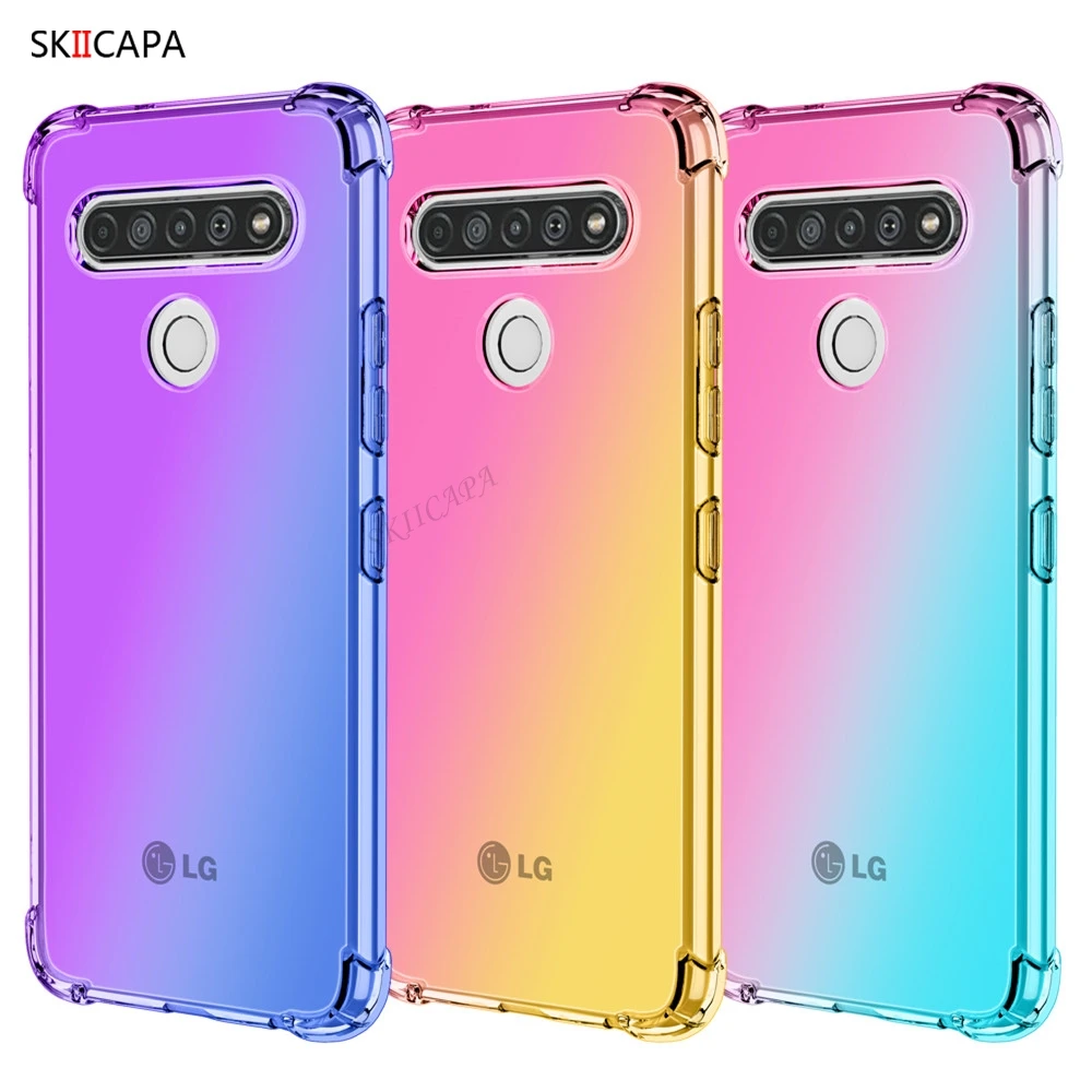 

Shockproof Transparent Gradient Case For XiaoMi Poco X3 NFC Poco M3/Redmi 9 Power Poco F3 Poco X3 Pro Poco M3 Pro Soft TPU Case
