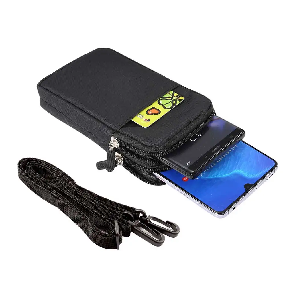 

Crossbody Purse Bags Men's pockets Suitable for any phone Universal nylon Cell Phone Purse Wallet Canvas Big Pocket Women Small