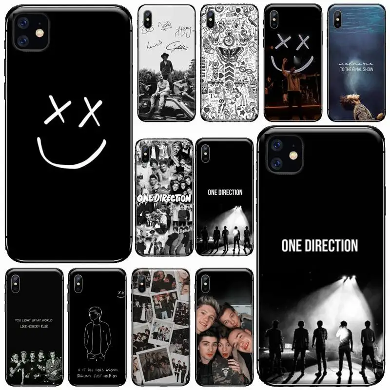 

One Direction Louis Tomlinson Phone Case For iphone 7 8 12 11 XR XS pro Max Mini plus Soft silicone cover shell funda