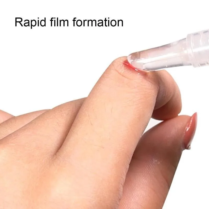 Waterproof First Aid Liquid Bandage for Small Cut Wounds Healing Gel Patch Medical Disinfecting Adhesive Hemostasis Plaster | Дом и сад