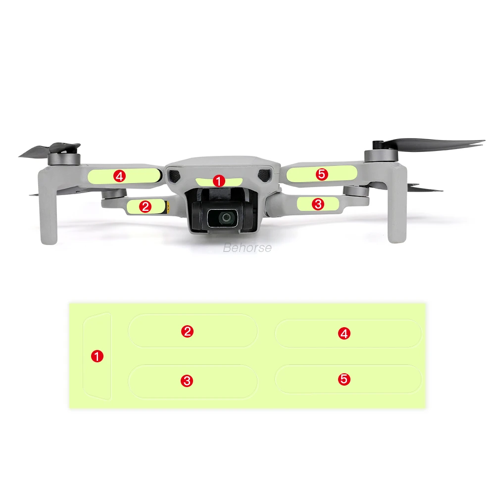 Новые светящиеся стикеры DJI Mavic Mini легкие флуоресцентные наклейки для аксессуары