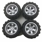 2 левая шина + 2 правая покрышка для Wltoys A979 118 Rc автомобиль запасные Запчасти A979-0102 аксессуары